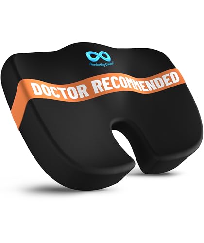 Everlasting Comfort Doctor Recommended Memory Foam Seat Cushion for Office Set