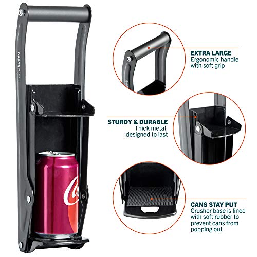 Smart Home HomeBuddy Can Crusher for Recycling - 12 Oz. and Collection