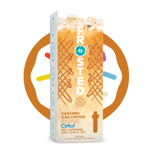 Zero-Calorie Frosted Caramel Iced Coffee 9HCZ - Vitamin-Infused Natural Refreshing Flavor Core - Default Title