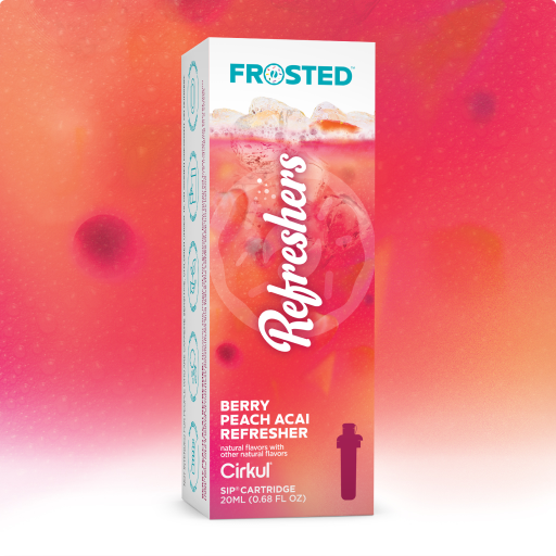 Vitamin-Infused Frosted Berry Peach Acai Refresher 6837 - Vitamin-Infused Natural Refreshing Flavor Core - Default Title