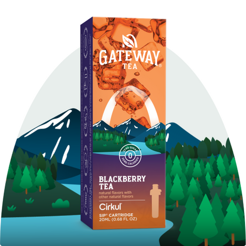 Natural Fruit Flavored Gateway Blackberry Tea BDE1 - Vitamin-Infused Natural Refreshing Flavor Core - Default Title