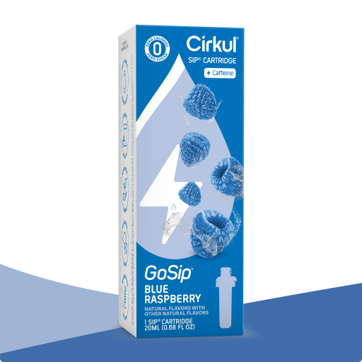 Zero-Calorie GoSip Blue Raspberry H0T9 - Electrolyte Hydration Enhanced Taste Cartridges - Default Title