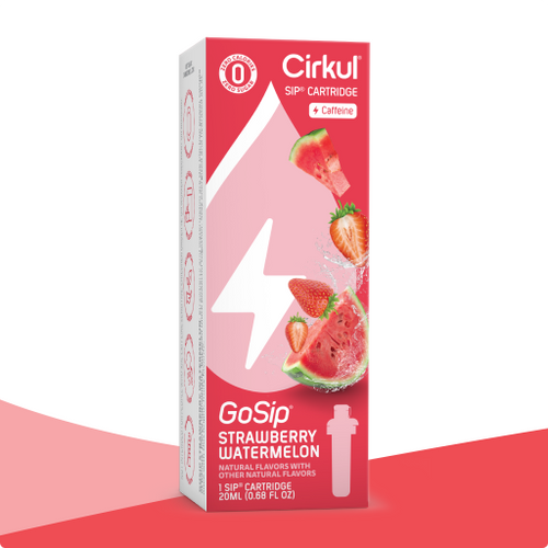 Natural Fruit Flavored GoSip Strawberry Watermelon 9PPX - Vitamin-Infused Natural Refreshing Flavor Core - Default Title